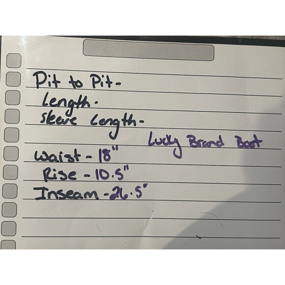 Lucky Brand Jeans Womens 14/32 Sweet‎ Straight Mid Rise Stretch Medium Petite - Picture 7 of 9